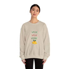 Load image into Gallery viewer, Unisex Heavy Blend™ Crewneck Sweatshirt: Tin Tin Tan Greek Christmas Bells
