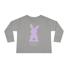 Load image into Gallery viewer, Easter Bunny Toddler Long Sleeve Tee- Lavender
