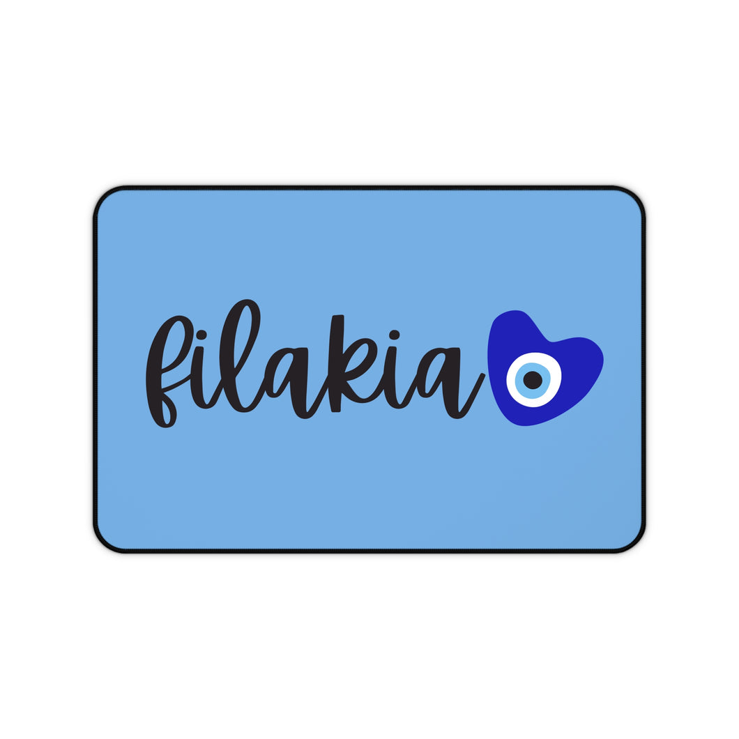 Desk Mat: Filakia Blue