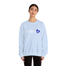 Load image into Gallery viewer, Unisex Heavy Blend™ Crewneck Sweatshirt: Filakia Mati Heart- White Font
