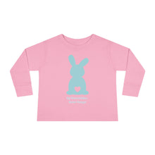 Load image into Gallery viewer, Easter Bunny Toddler Long Sleeve Tee- Blue
