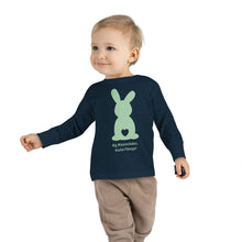Load image into Gallery viewer, Easter Bunny Toddler Long Sleeve Tee- Green
