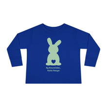 Load image into Gallery viewer, Easter Bunny Toddler Long Sleeve Tee- Green
