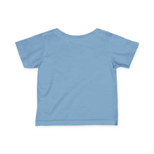 Load image into Gallery viewer, Conversation Heart Name Infant Fine Jersey Tee – Blue Heart
