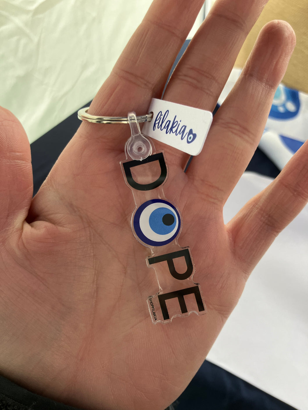 Keychain: DOPE-Silver