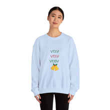 Load image into Gallery viewer, Unisex Heavy Blend™ Crewneck Sweatshirt: Tin Tin Tan Greek Christmas Bells
