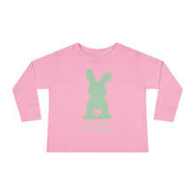 Load image into Gallery viewer, Easter Bunny Toddler Long Sleeve Tee- Green
