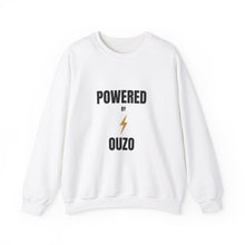 Load image into Gallery viewer, Unisex Heavy Blend™ Crewneck Sweatshirt: Powered by Ouzo
