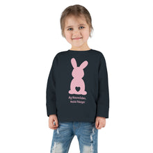 Load image into Gallery viewer, Easter Bunny Toddler Long Sleeve Tee- Pink
