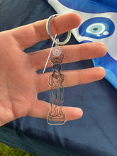 Load image into Gallery viewer, Keychain: Caryatid-Silver
