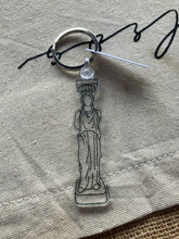 Load image into Gallery viewer, Keychain: Caryatid-Silver
