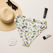 Load image into Gallery viewer, High-Waisted Bikini Bottom: XORIO Print
