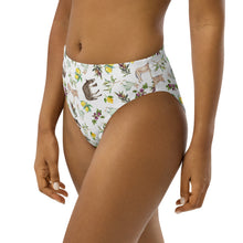 Load image into Gallery viewer, High-Waisted Bikini Bottom: XORIO Print
