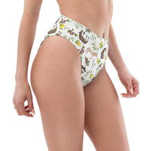 Load image into Gallery viewer, High-Waisted Bikini Bottom: XORIO Print
