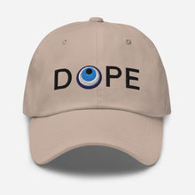 Load image into Gallery viewer, Dad Hat: DOPE-Black Font
