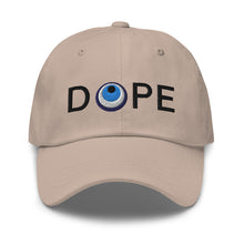 Load image into Gallery viewer, Dad Hat: DOPE-Black Font
