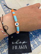 Cargar imagen en el visor de la galería, Jewelry: Santorini Sunset Mati Bracelet
