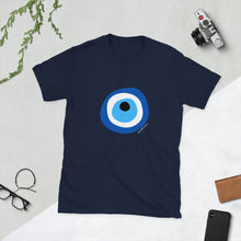 Cargar imagen en el visor de la galería, Short-Sleeve Unisex T-Shirt: Freeform Mati-White
