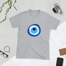 Cargar imagen en el visor de la galería, Short-Sleeve Unisex T-Shirt: Freeform Mati-White
