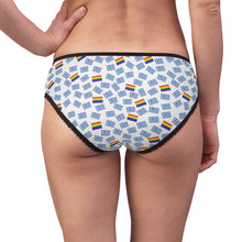 Cargar imagen en el visor de la galería, Women&#39;s Panties: Greek Flag + PRIDE
