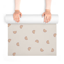 Cargar imagen en el visor de la galería, Foam Yoga Mat: Boho Rainbow-Beige
