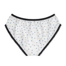 Load image into Gallery viewer, Women&#39;s Panties: Watercolor Mati with Gold Eye and Gold Moon

