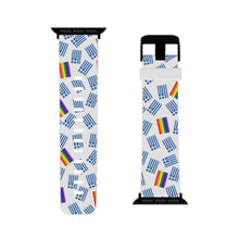 Cargar imagen en el visor de la galería, Watch Band: Apple Watch-Greek Flag + PRIDE
