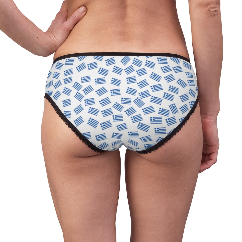 Women's Panties: Greek Flag