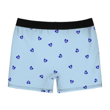 Load image into Gallery viewer, Men&#39;s Boxer Briefs: Mati Heart with Blue Background
