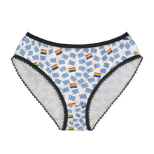 Cargar imagen en el visor de la galería, Women&#39;s Panties: Greek Flag + PRIDE
