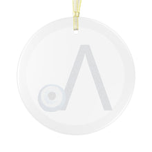 Cargar imagen en el visor de la galería, Λ-LAMBDA: Greek Monogram Glass Ornament
