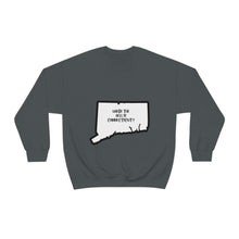 Load image into Gallery viewer, Unisex Heavy Blend™ Crewneck Sweatshirt: WHERE THE HELL IS CT?-Black
