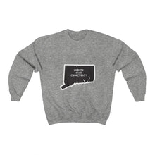 Cargar imagen en el visor de la galería, Unisex Heavy Blend™ Crewneck Sweatshirt: WHERE THE HELL IS CT?-White
