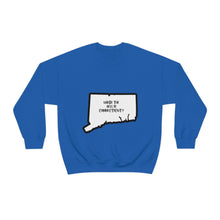 Load image into Gallery viewer, Unisex Heavy Blend™ Crewneck Sweatshirt: WHERE THE HELL IS CT?-Black
