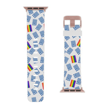 Cargar imagen en el visor de la galería, Watch Band: Apple Watch-Greek Flag + PRIDE
