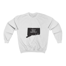 Cargar imagen en el visor de la galería, Unisex Heavy Blend™ Crewneck Sweatshirt: WHERE THE HELL IS CT?-White
