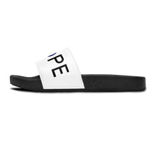 Cargar imagen en el visor de la galería, Women&#39;s Slide Sandals: DOPE With Evil Eye O-White
