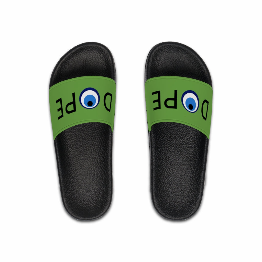 Men's Slide Sandals: DOPE-Green
