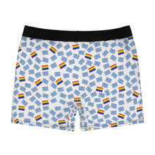 Cargar imagen en el visor de la galería, Men&#39;s Boxer Briefs: Greek Flag + PRIDE
