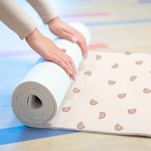 Cargar imagen en el visor de la galería, Foam Yoga Mat: Boho Rainbow-Light Pink
