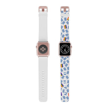 Load image into Gallery viewer, Watch Band: Apple Watch-Greek Flag + PRIDE
