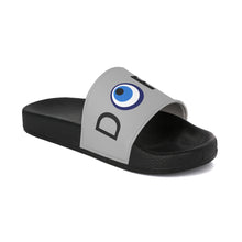 Cargar imagen en el visor de la galería, Women&#39;s Slide Sandals: DOPE With Evil Eye O-Grey
