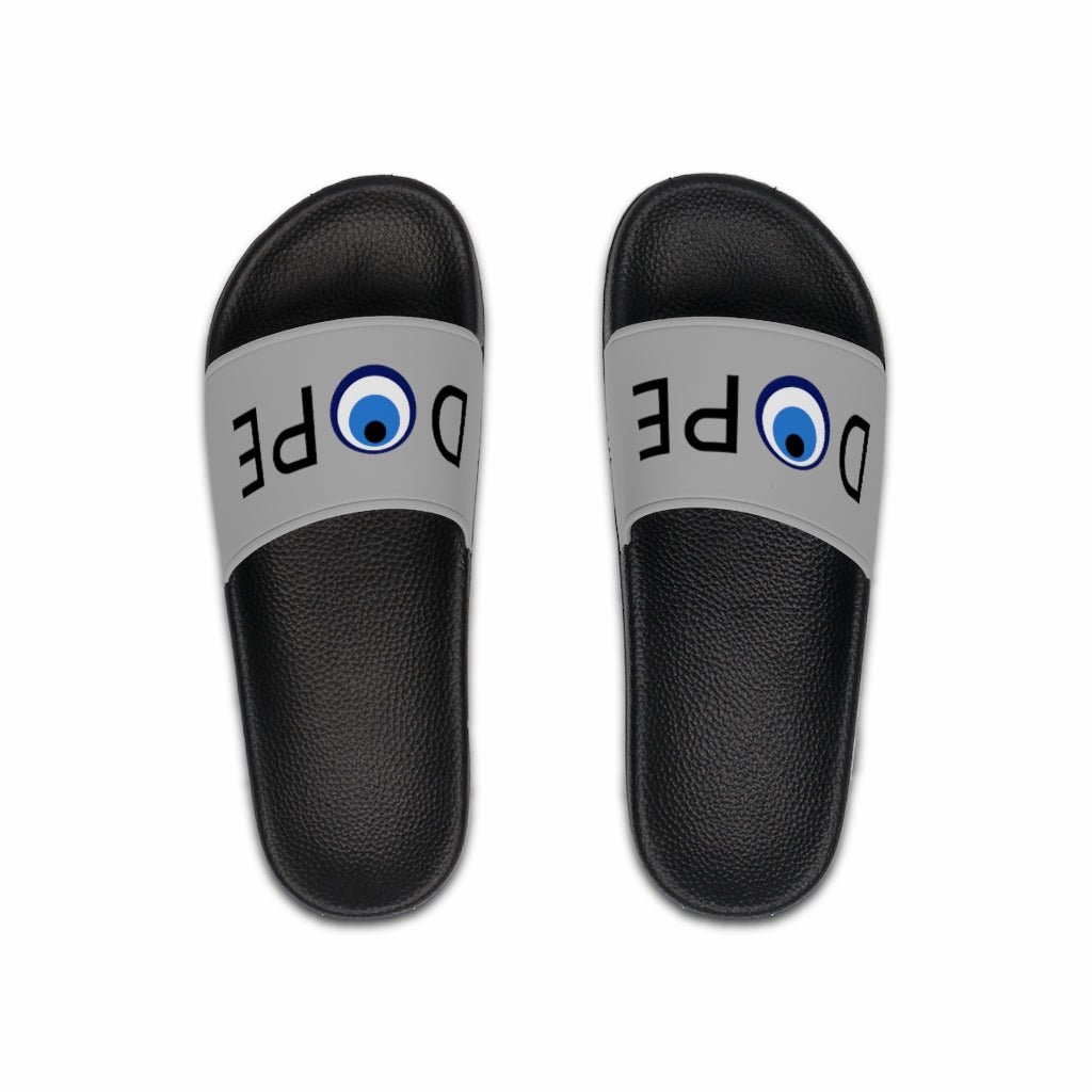 Men's Slide Sandals: DOPE-Grey