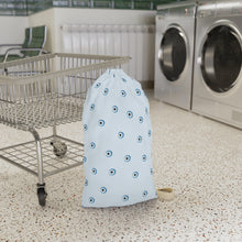 Load image into Gallery viewer, Laundry Bag: Watercolor Mati-Light Blue
