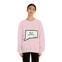 Load image into Gallery viewer, Unisex Heavy Blend™ Crewneck Sweatshirt: WHERE THE HELL IS CT?-Black
