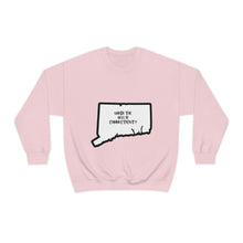 Load image into Gallery viewer, Unisex Heavy Blend™ Crewneck Sweatshirt: WHERE THE HELL IS CT?-Black
