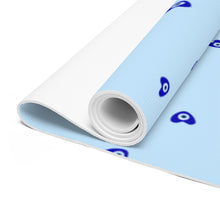 Cargar imagen en el visor de la galería, Foam Yoga Mat: Mati Heart-Light Blue
