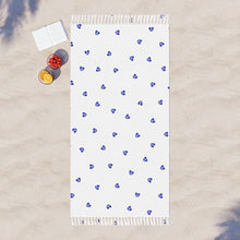 Load image into Gallery viewer, Beach Cloth: Mati Heart-White
