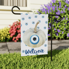 Cargar imagen en el visor de la galería, Garden Flag: Watercolor Mati Pumpkin-White
