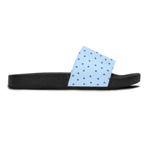 Cargar imagen en el visor de la galería, Women&#39;s Slide Sandals: Mati Heart-Light Blue
